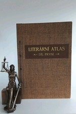 1938🇨🇿 Literární atlas Československý I.-II. díl, Groß Format, TOP, Rare *483*