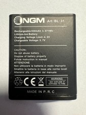 BATTERIA NGM VANITY EVO SWAROSKY ZIRCONIA BL-31 AKKU BATTERY ORIGNALE GENUINE