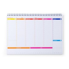 MERAAK Planner Settimanale da Tavolo A4 100 Settimane in Italiano Calendario da
