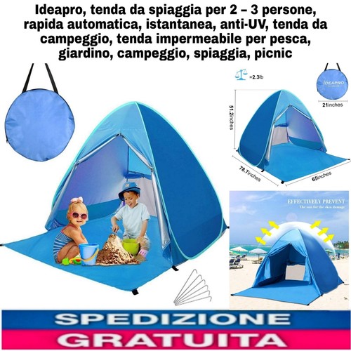 Tenda spiaggia 2 3 - x, 2/3