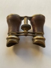 Antique Opera Glasses Theatre Glasses 7 Leather