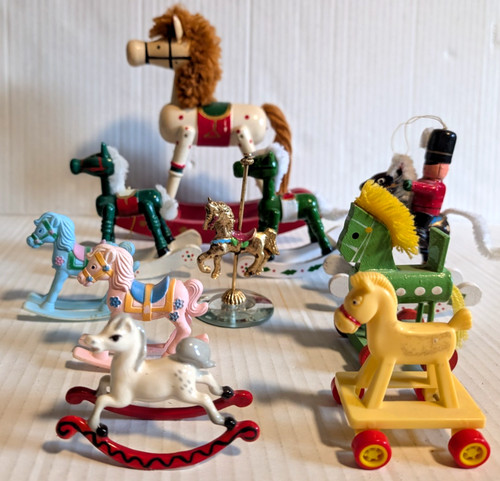 Ornamenti vintage cavallo a - cavallo,