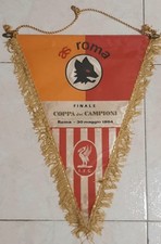 AS ROMA vs LIVERPOOL-GAGLIARDETTO UFFICIALE FINALE COPPA CAMPIONI 1984