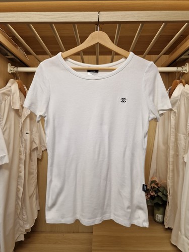 Shirt chanel donna bianca - t-shirt,