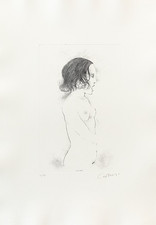 Bruno Caruso (1927) Acquaforte Firmata 1971  Omaggio a Picasso Certificato