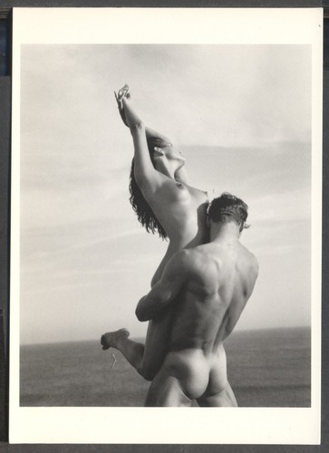 Modern postcard nude - postcard:, couple