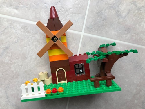 Lego mulino vento casa - mulino, della