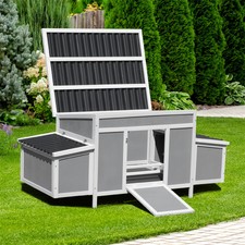 Gabbia per conigli in legno