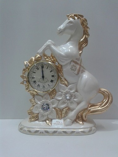 Cavallo con orologio - orologio, da