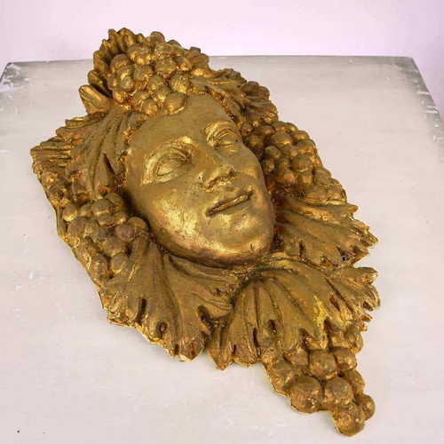 Mascherone dorato vintage - mascherone,