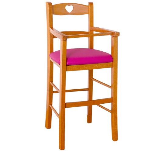 Seggiolone legno ciliegio - seggiolone, in