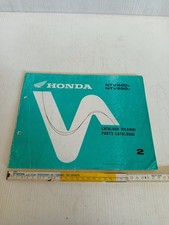 catalogo ricambi parts catalogue originale n2 1988 Honda NTV 600 650 J