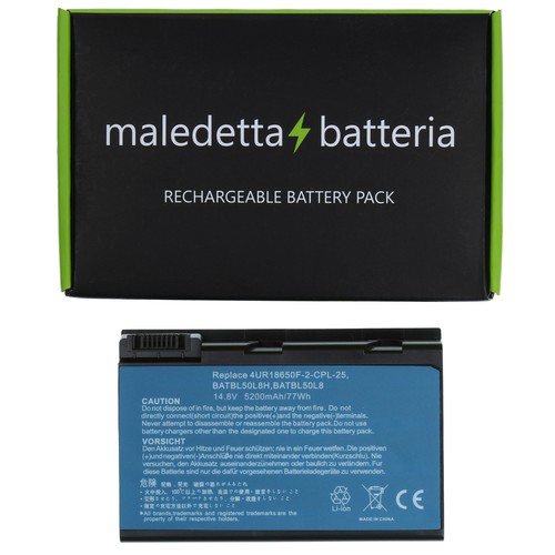 Batteria nera 8 - v, 5200