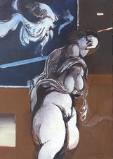 MARIO BIONDA, titolo "DI NOTTE", olio su tela, cm 70x50