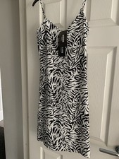 Abito Versace Collezione Stampa Animalier Taglia S - Originariamente 210 Euro