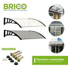 Pensilina da Esterno Alveolare in Policarbonato Trasparente