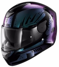 Casco Moto Integrale - SHARK D-SKWAL DHARKOV Nero Viola - Taglia XS