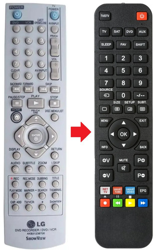 Telecomando adatto per - , lg