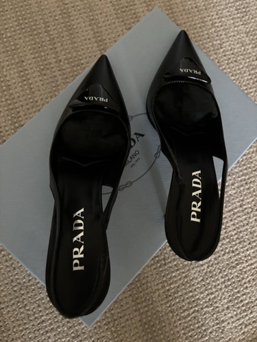 Prada punta slingback - a,