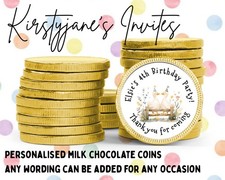 PERSONALISED CHOCOLATE COINS