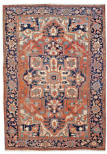  Tappeto Heriz Serapi meraviglioso antico persiano mis:380x290 cm