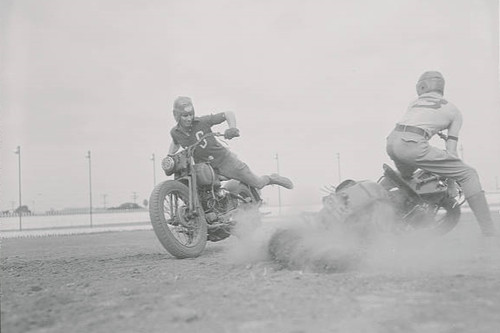 Competitors during motorcycle - competitors,