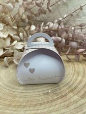 Set 20 Scatoline Porta Confetti Tortora Pois Bianchi Fai Da Te DIY