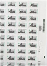 ITALIA FRANCOBOLLI IN EURO DA 5,15-1 FOGLIO, 50 FRANCOBOLLI NUOVI-