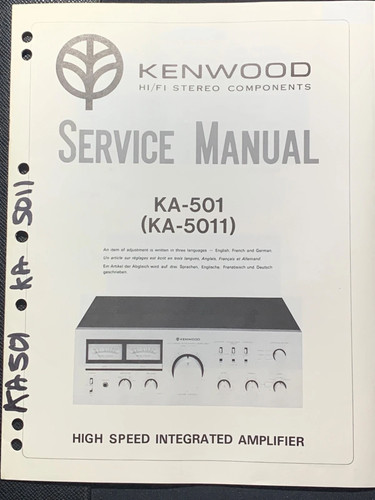 Kenwood 501 5011 - kenwood, ka-501