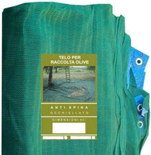 RETE TELO MT 8 X 8 CON APERTURA CENTRALE RACCOLTA per OLIVE ANTISPINA ANGOLO RIN