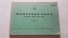 Mercedes 200-220-200D-220D 1969 catalogo ricambi originale spare parts catalogue