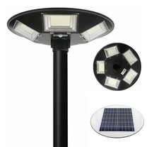 FARO LAMPIONE STRADALE SOLARE LUCE FREDDA ESTERNI SENSORE MOVIMENTO 150w 250w 