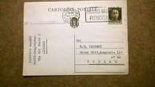2 cartoline del 1936 ordine alla Carpano Caffè drogheria Freducci Galeno Livorno
