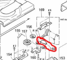 Cinghia vassoio per Sony