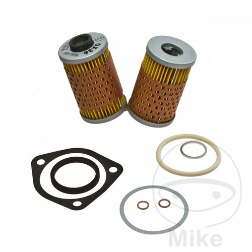 Filtro olio due pezzi mahle - filtro,