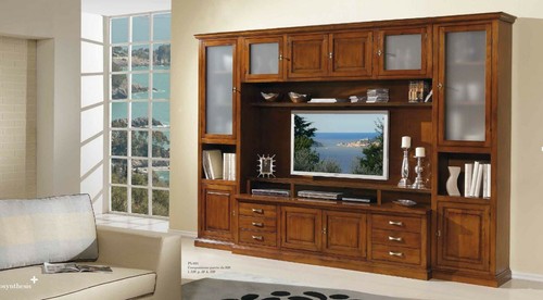 Parete libreria porta in - tv,
