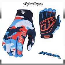 GUANTO BAMBINO TROY LEE DESIGN YOUTH AIR GLOVE FORMULA CAMO NAVY ORANGE