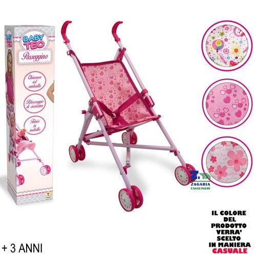 Passeggino metallo per bambole - passeggino,
