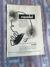 Pubblicità 1939 - Rasoio Elettrico Raselet - 24 x 17 cm