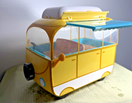 Tenda gialla camper furgone