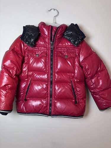 Moncler cappotto rosso - cappotto, lucido