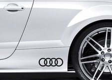 2 Adesivi AUDI l sport a3 quattro fiancata a1 a4 q5 tt q3 q2 s line decal rs