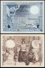 Facsimil billete 1000 - 1000, pesetas