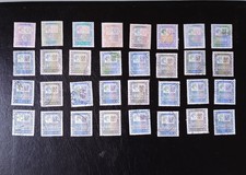 32 francobolli  alti valori in