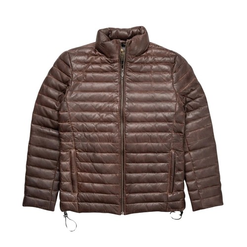 Giacca pelle uomo vera - di,