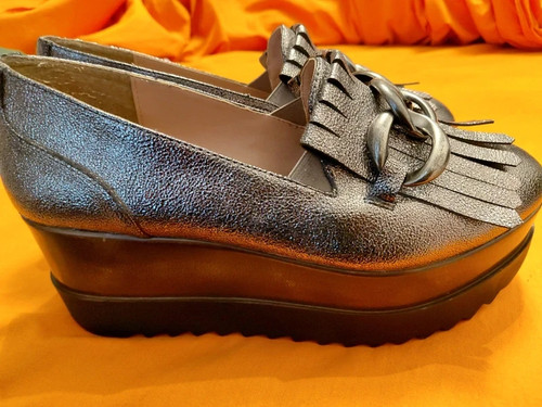 Scarpe con zeppa plateau - con,