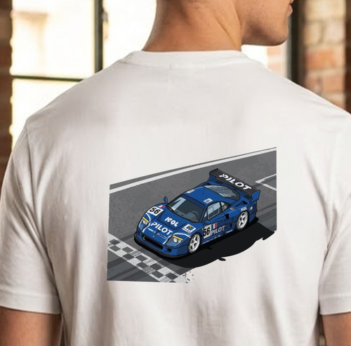 Shirt auto ferrari f40 le - t-shirt,