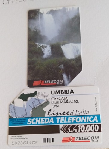 Scheda telefonica usata - ,