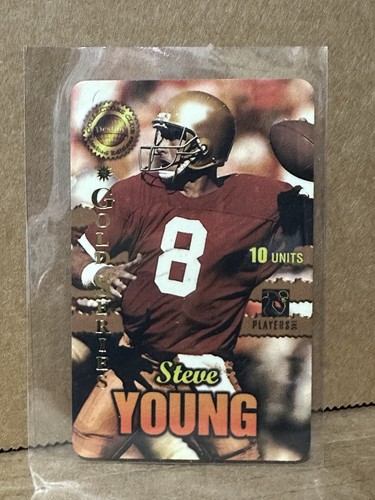 Scheda telefonica steve young - scheda,