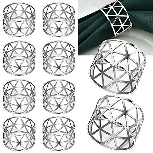 Portatovaglioli anello10 pcs - portatovaglioli,